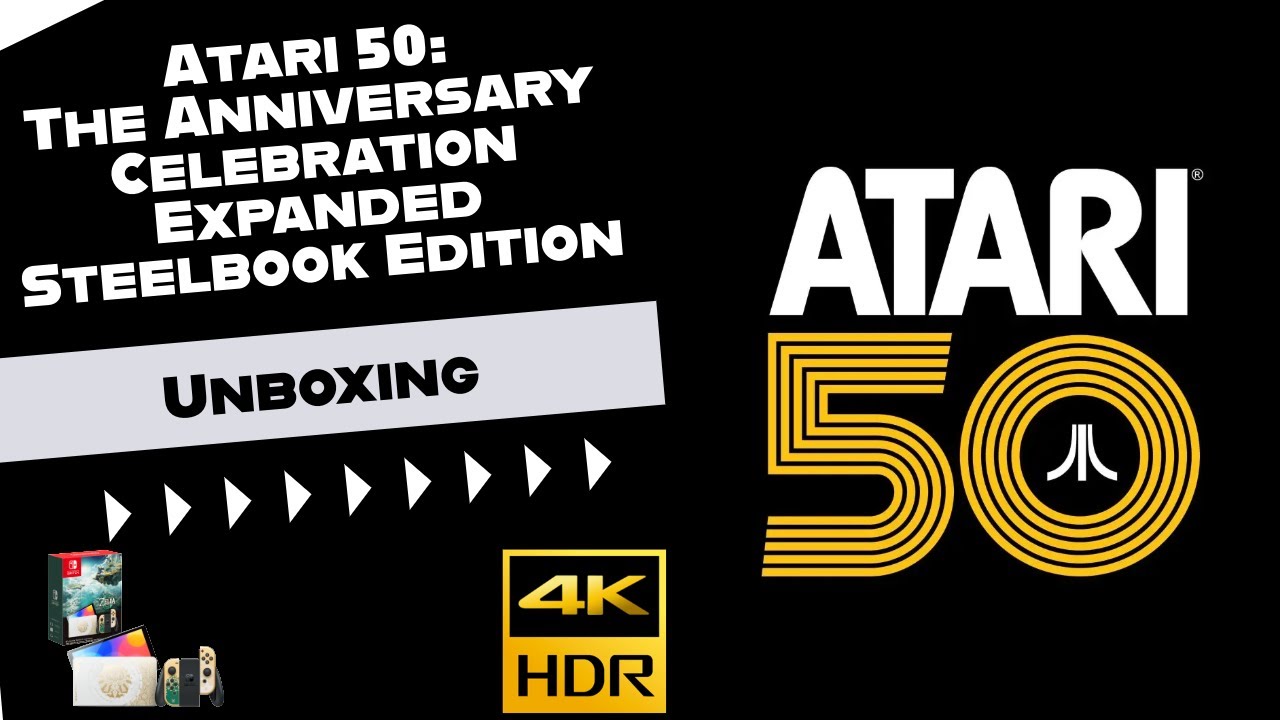 Atari 50: The Anniversary Celebration – Expanded Steelbook Edition | Unboxing en 4K HDR