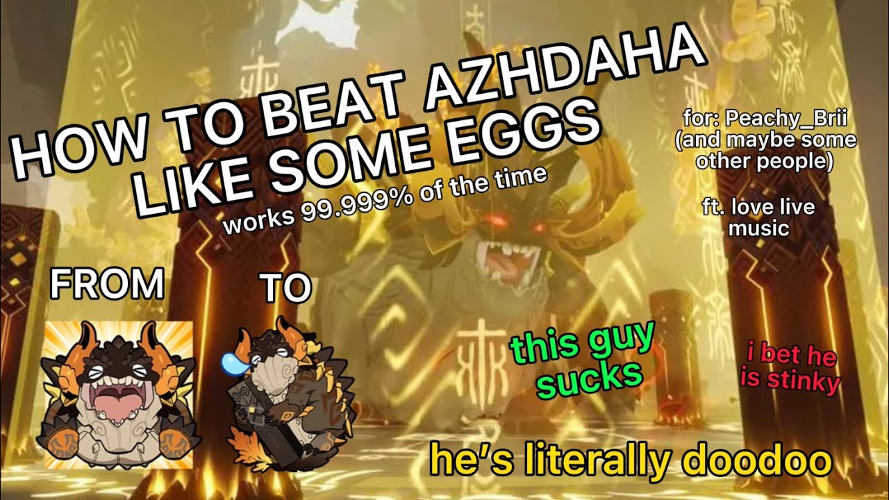 guide on how to beat azhdaha (easy i think)