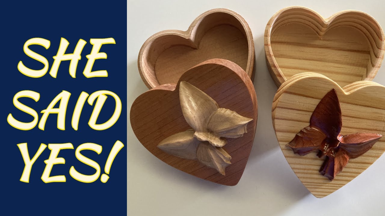 I MADE A HEART SHAPED RING BOX WITH CARVECO SOFTWARE ON MY SHAPEOKO XXL CNC MACHINE