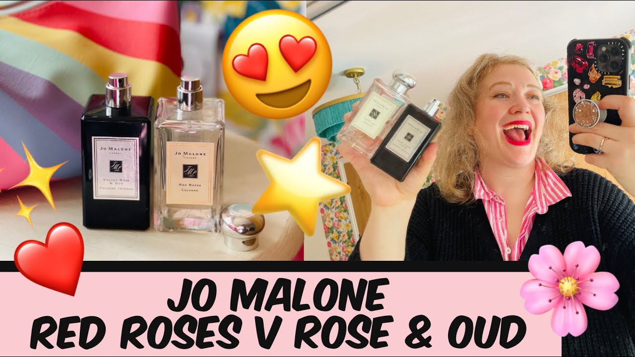 Jo Malone Red Roses V Velvet Rose & Oud Perfume Review! Best rose cologne?!