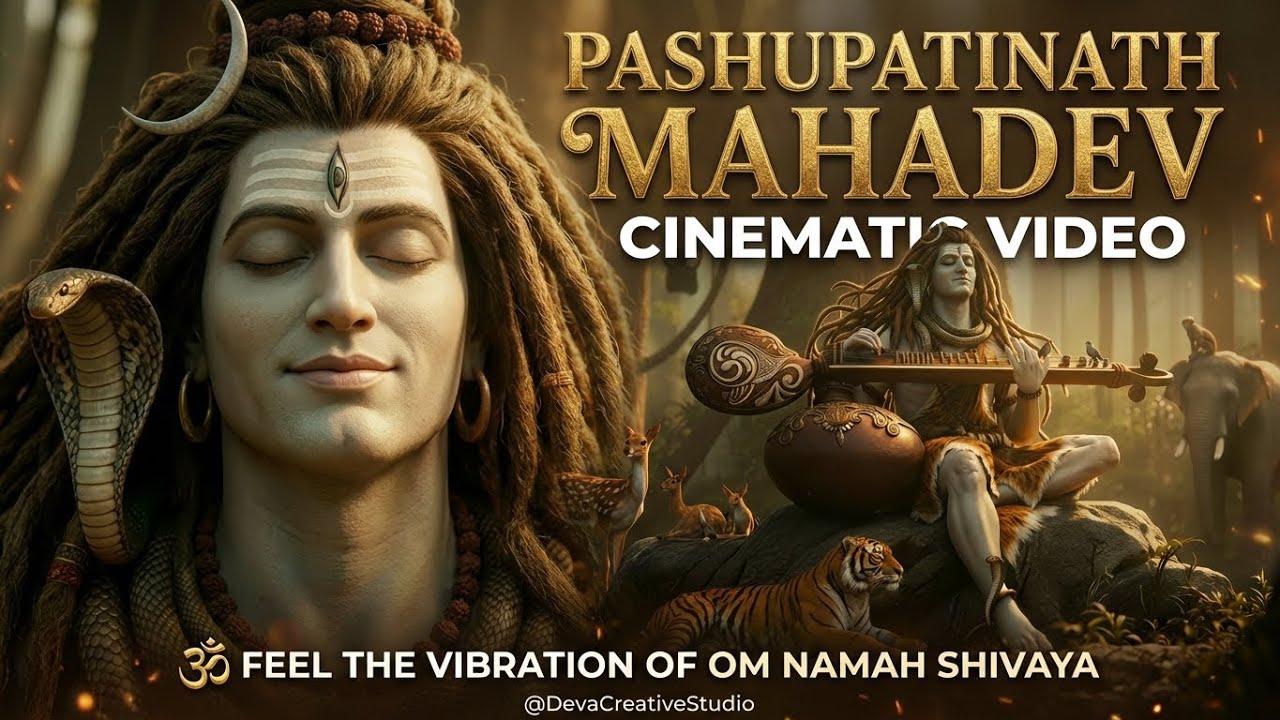 Pashupatinath Mahadev | Powerful Shiva Cinematic video |  हर हर महादेव।