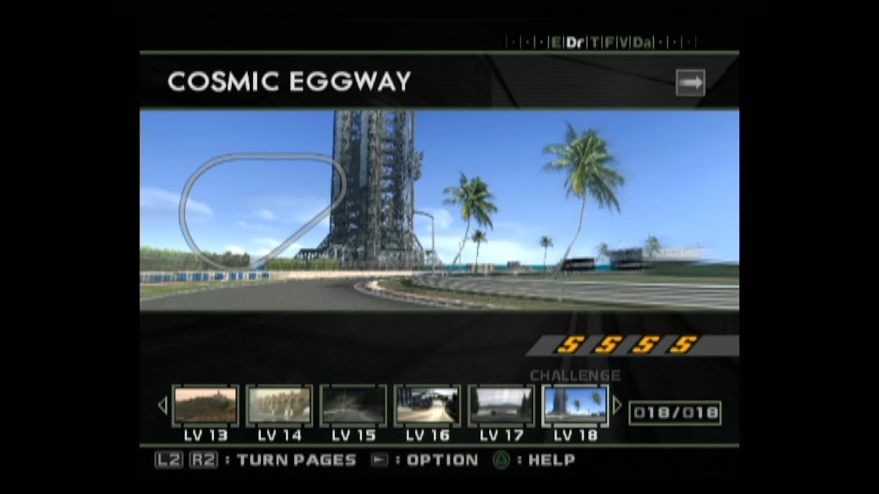 PS2 エンスージアDRIVING REVOLUTION Level 18 ランクS