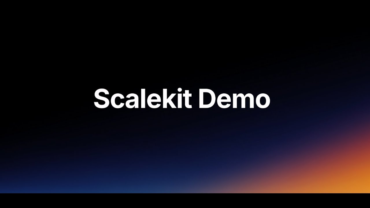 Scalekit Demo