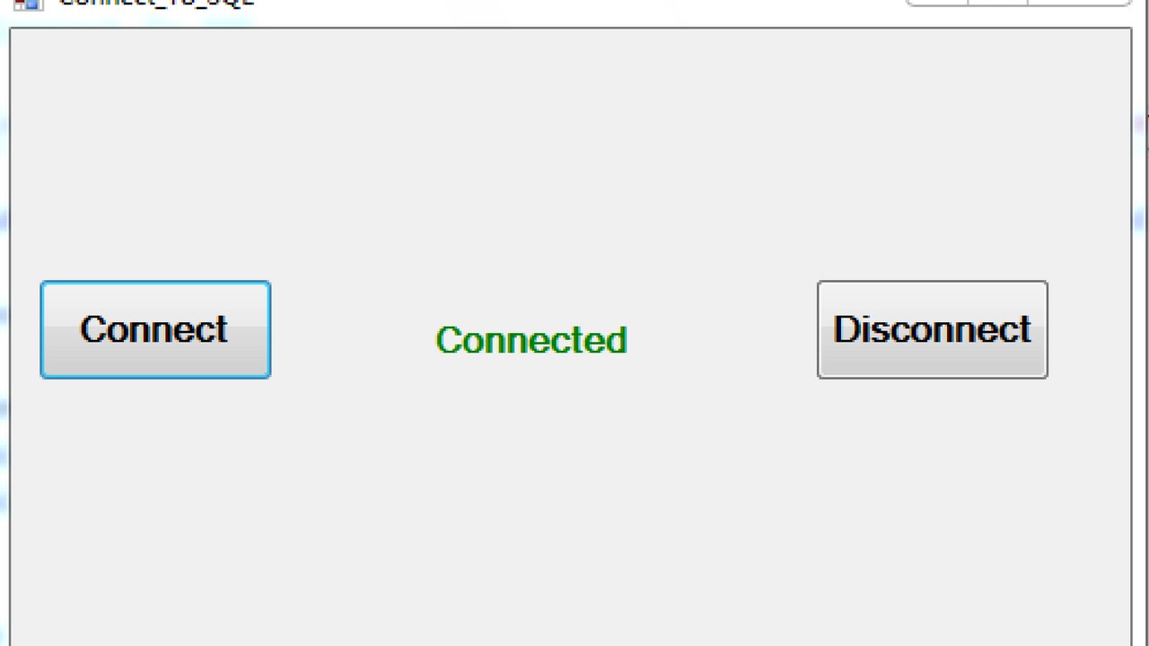 VB.NET And SQL Server - How To Connect SqlServer Database With Visual Basic .Net [with source code]