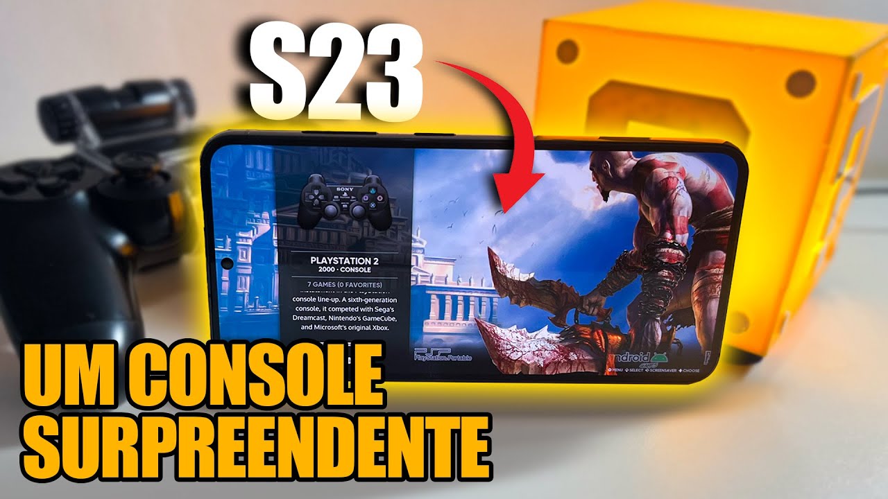 Transformei meu S23 num CONSOLE SUPREMO! - Emuladores, jogos e acessórios