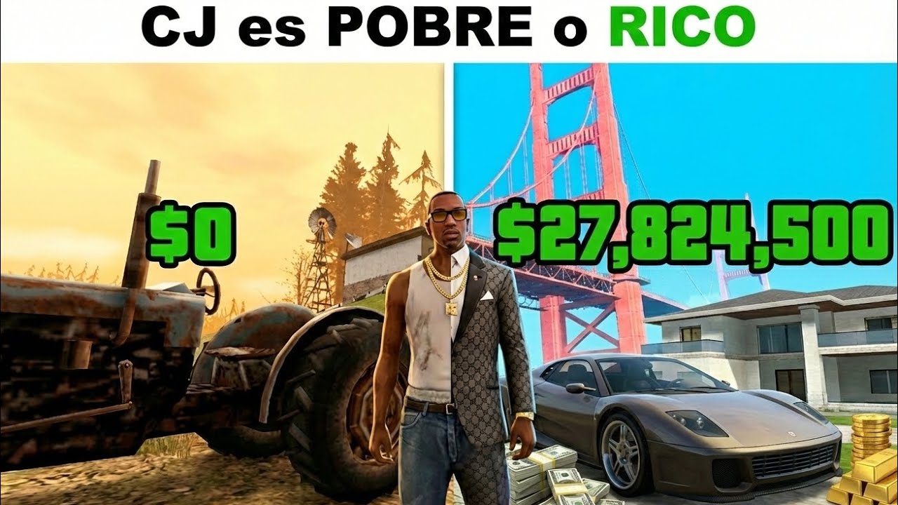 ¿CJ es Pobre o Rico? Misiones del campo y SF - GTA San Andreas 