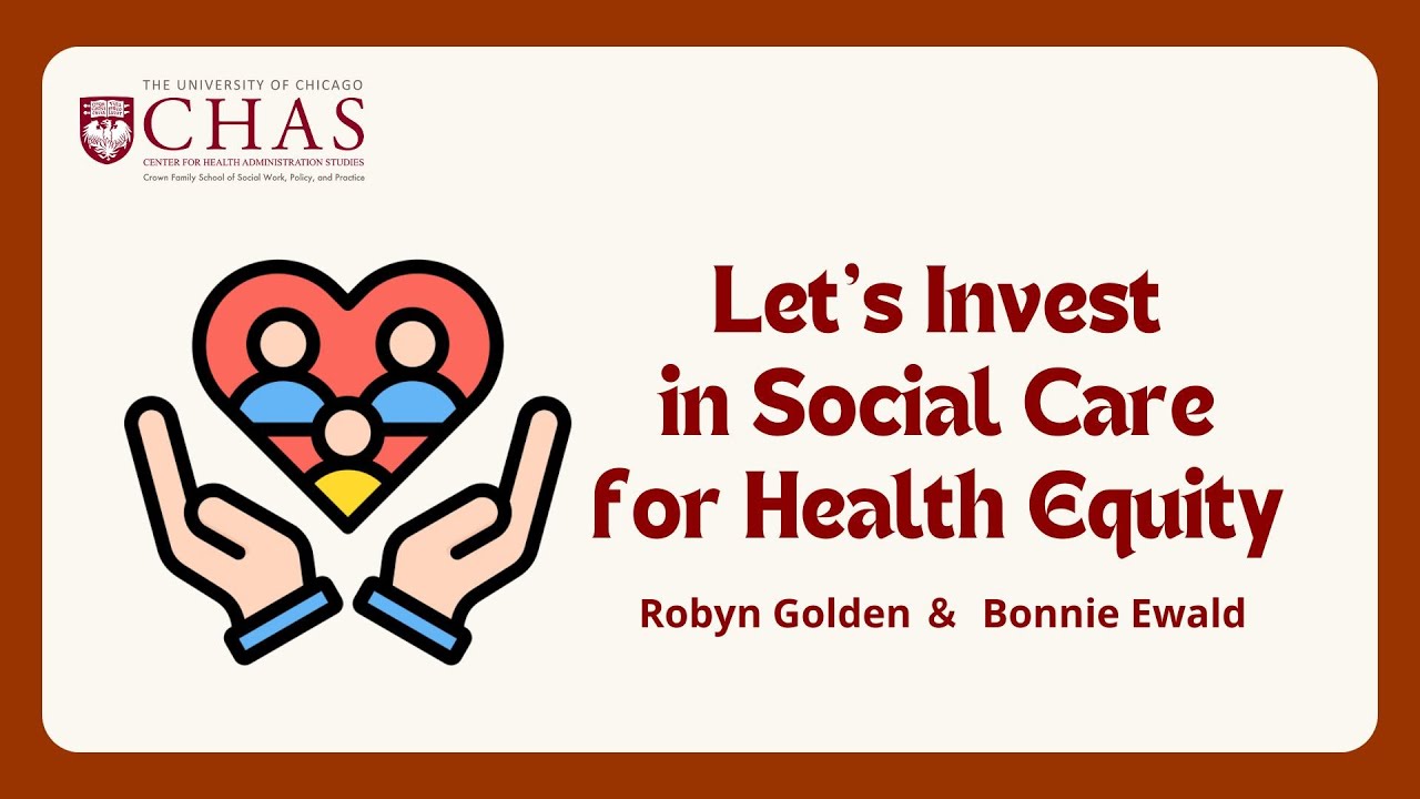 Let's Invest in Social Care for Health Equity
