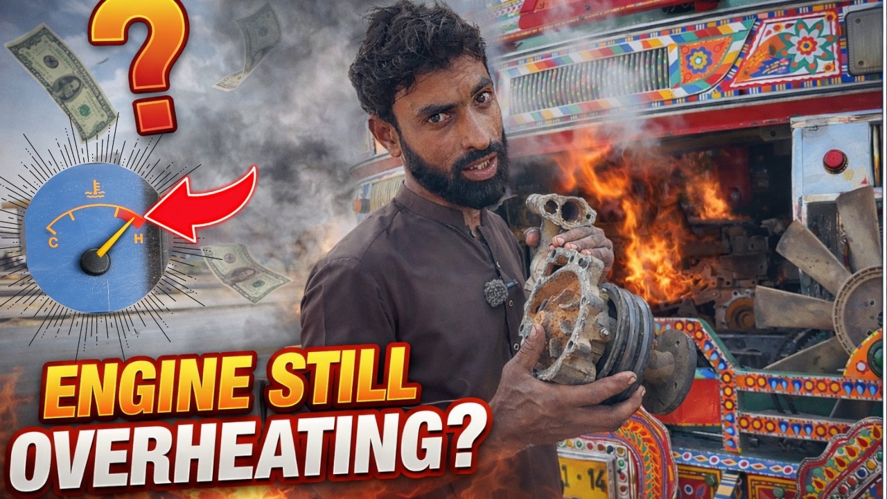 Truck Overheating Problem 🔥 Engine Overhaul, Radiator & Water Pump New | ISUZU FTR 6HE1