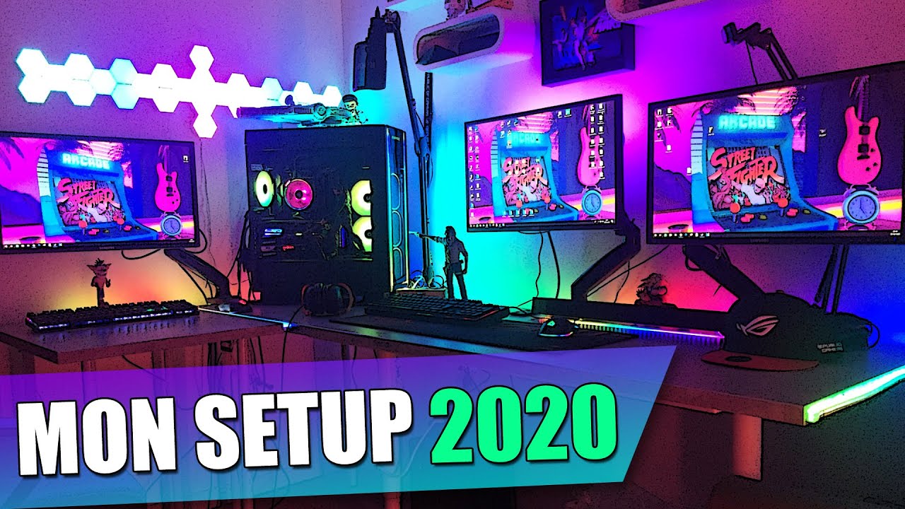 LE SETUP GAMING DE MES R&Ecirc;VES - CONFIG GAMER 2020