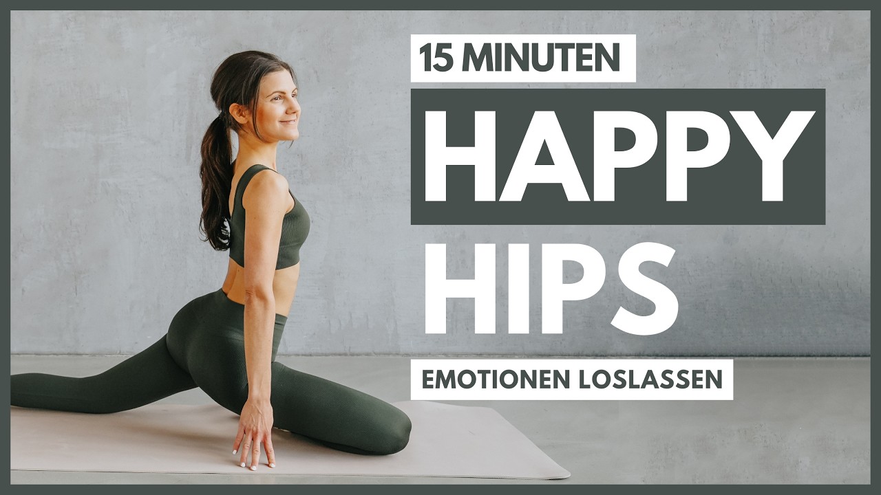 Hüftöffner Pilates Flow um Emotionen loszulassen | 15 MIN Entspannung | flexible Hüfte | Tina Halder