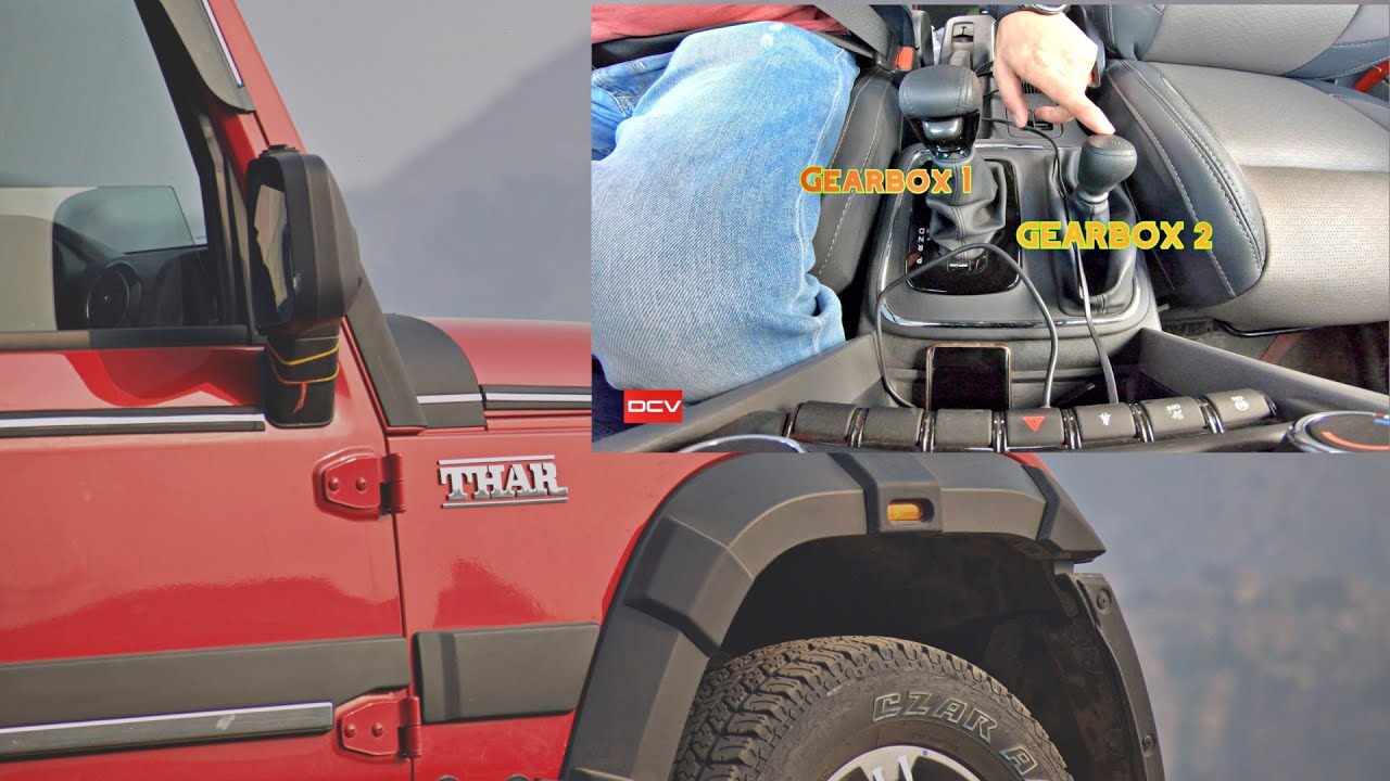 How To Safely Use Thar 4x4 Automatic's Both Gearboxes? DCV