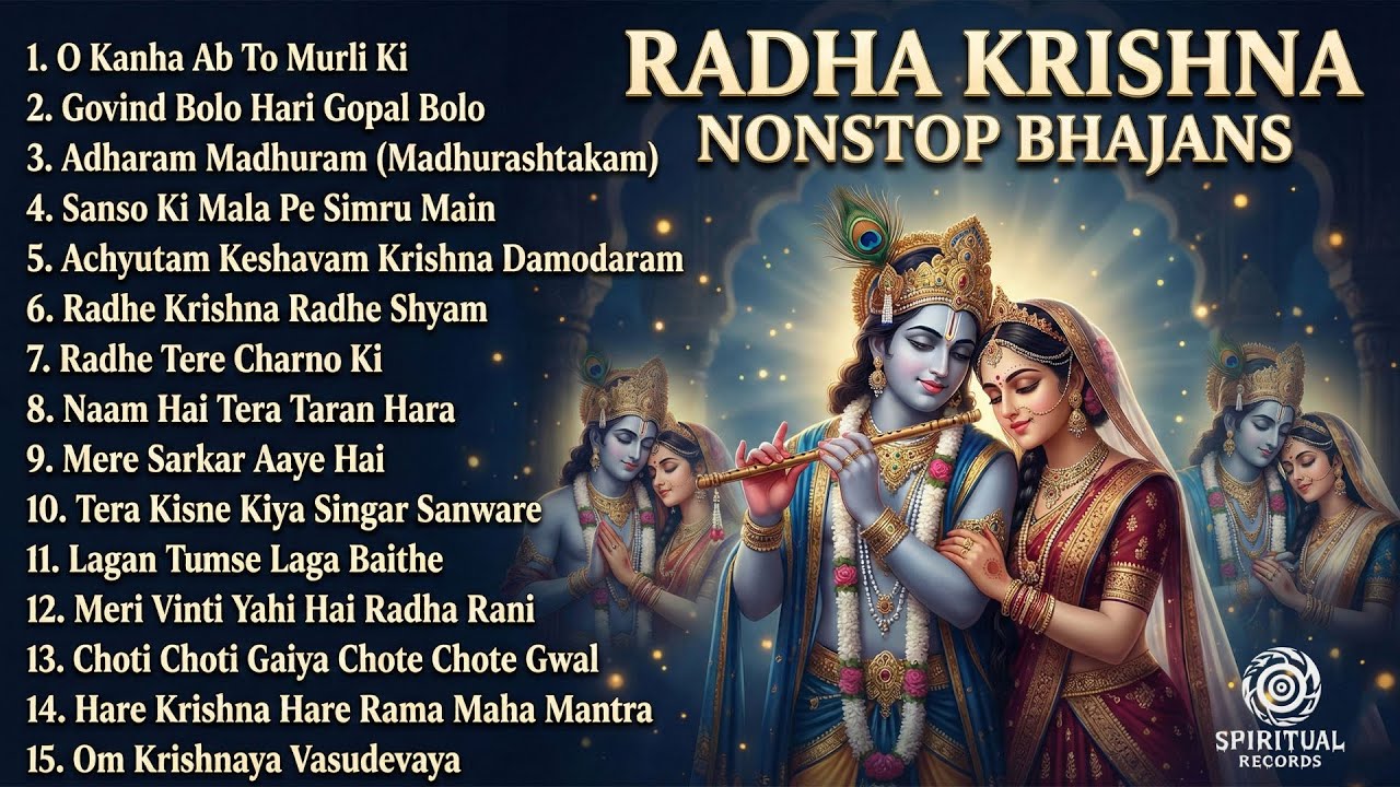 Nonstop Superhit Morning Bhajans | Peace & Spirituality 🌸 | 🎶 Radha Krishna Bhakti Songs 2026