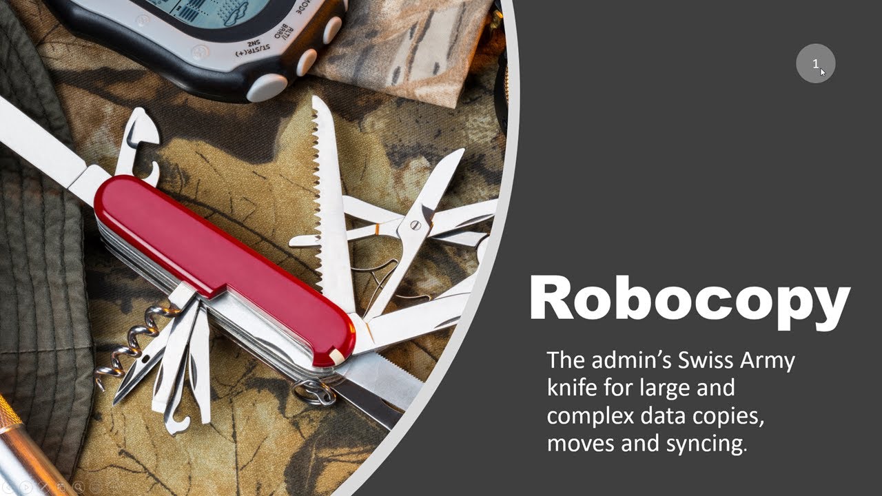 Введение в возможности RoboCopy