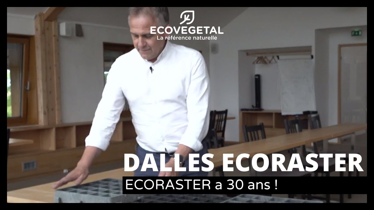 La dalle alvéolaire ECORASTER pour la stabilisation des sols fête ses 30 ans