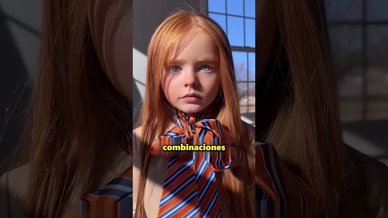 Esta Ni&ntilde;a Pelirroja y de Ojos Azules Parece Una Mu&ntilde;eca 😲