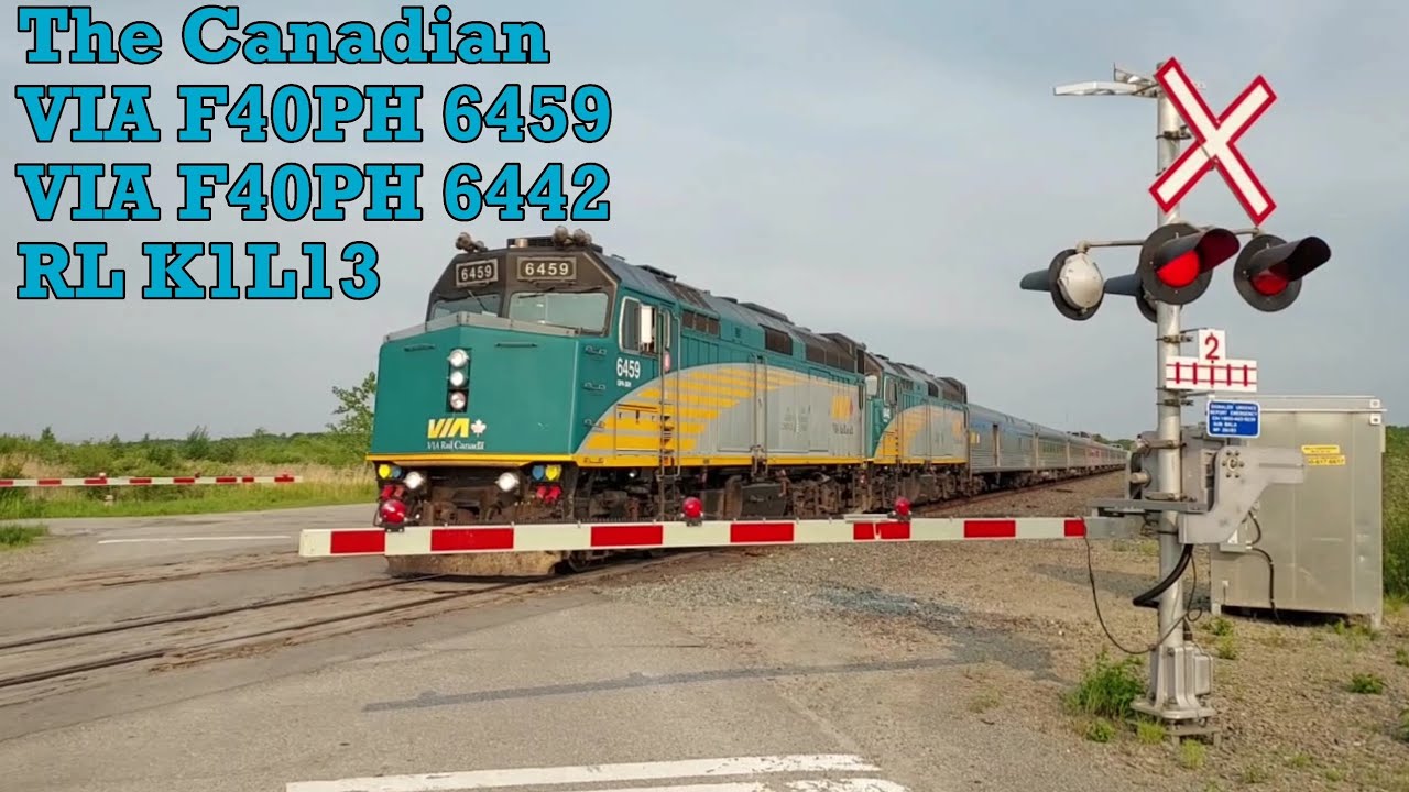 6/7/23 Flashing Yellow! VIA 1 The Canadian w/ F40PH 6459 & 6442 Reverse and Enter the Main Track