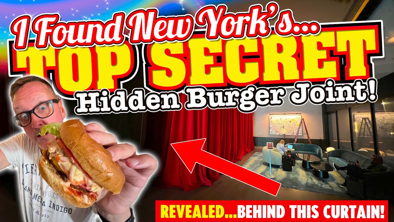 I found New York's Top Secret HIDDEN BURGER JOINT! The Best Burger in Manhattan REVEALED.