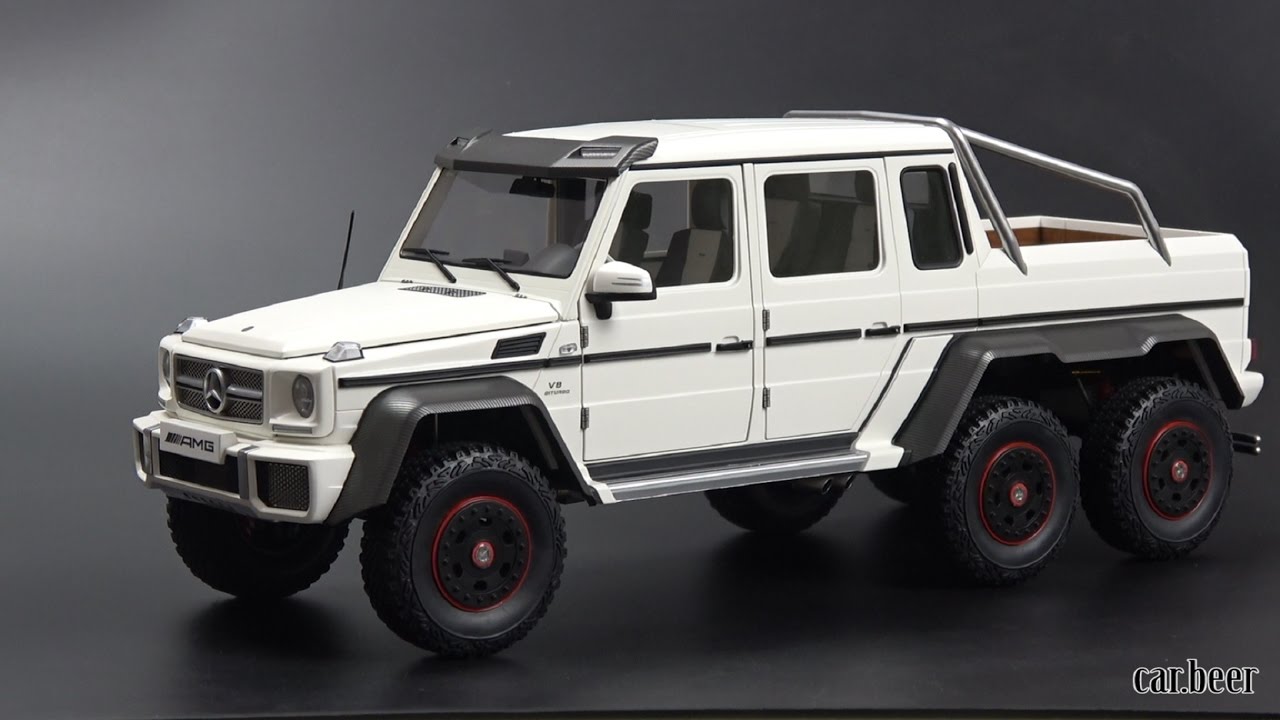 1/18 AUTOart Mercedes-Benz G63 G class 6x6 white - review