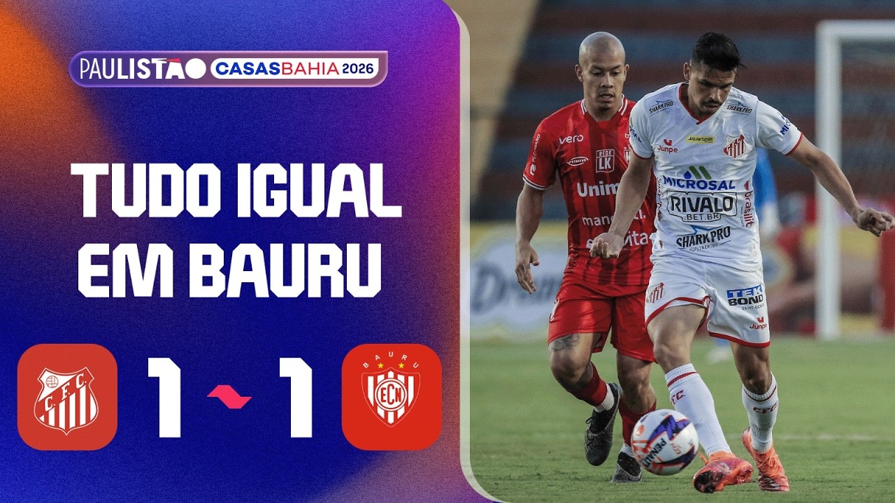 NOROESTE 1 X 1 CAPIVARIANO | MELHORES MOMENTOS | 4&ordf; RODADA | PAULIST&Atilde;O CASAS BAHIA 2026