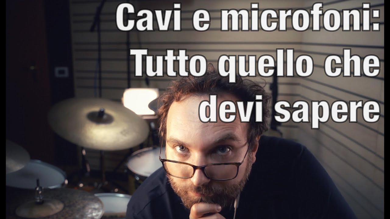 Registrare la BATTERIA: Come posizionare i MICROFONI e passare i CAVI