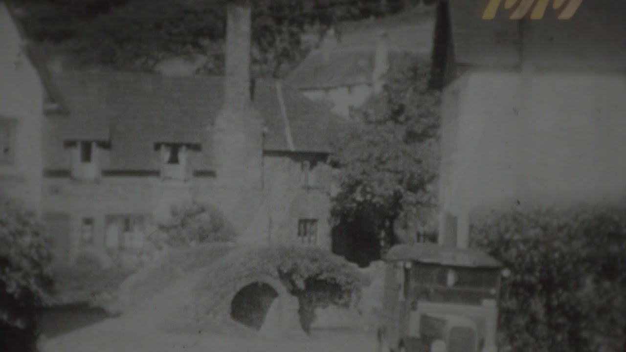 Porlock and Allerford Somerset England 1937 old cine film