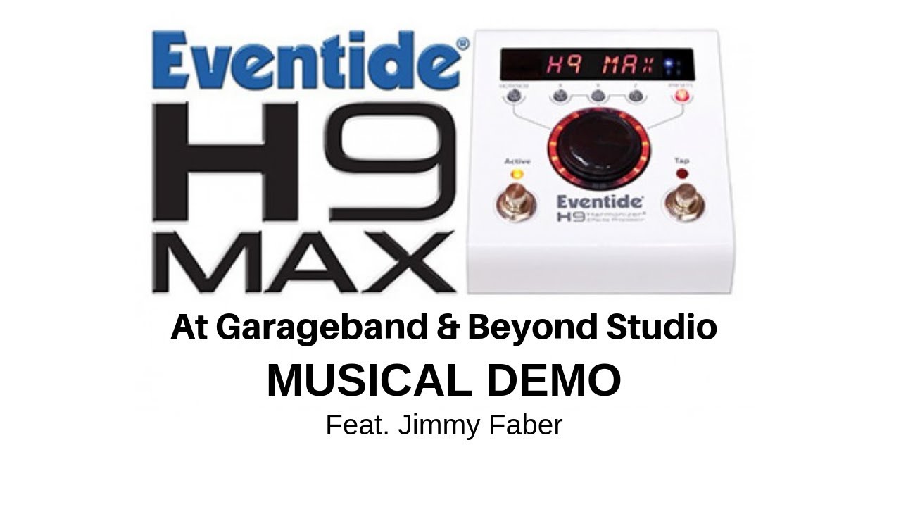 Eventide H9 Max In the Studio with Jimmy Faber! The Best Guitar Player I know...