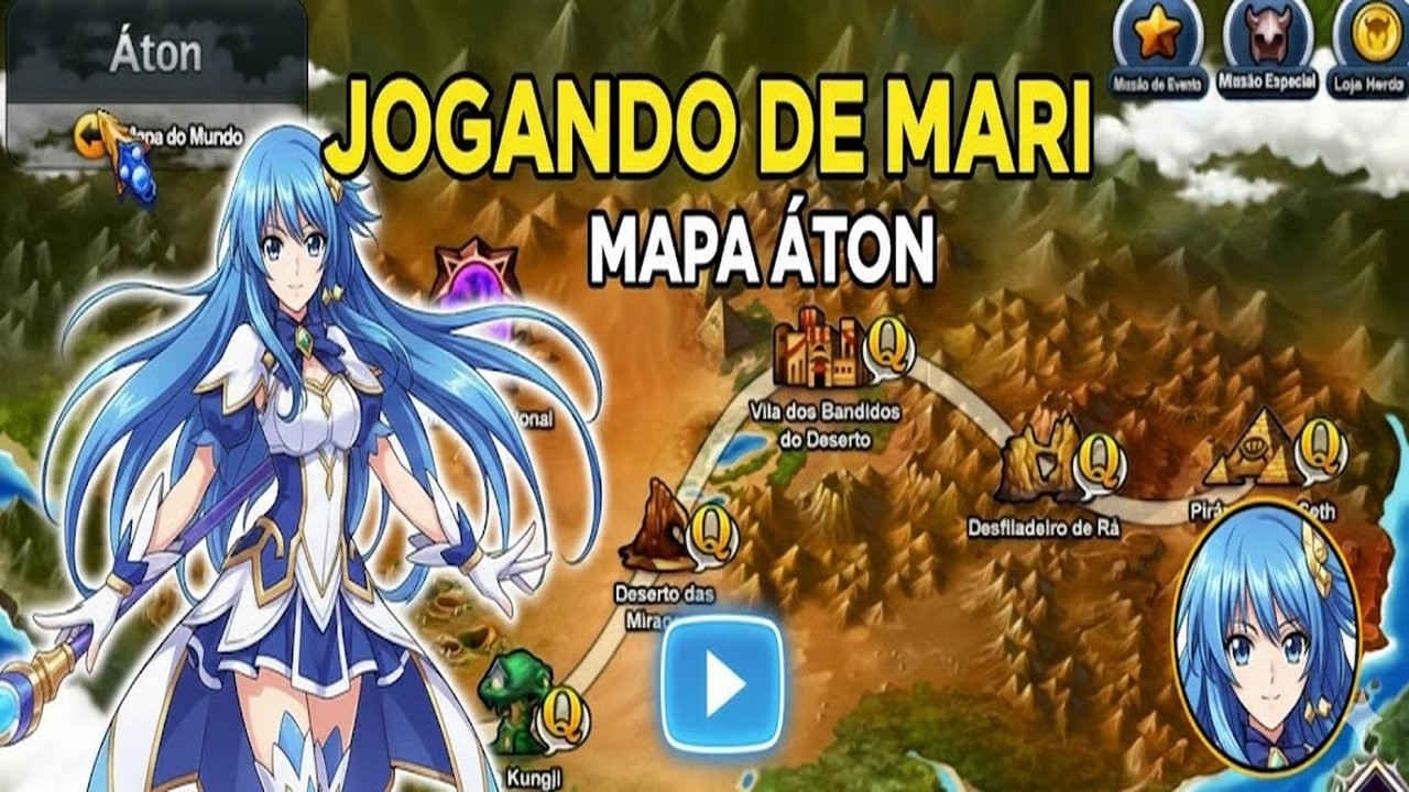 Grand Chase Atual | Mari Zerando o Mapa Áton PVM