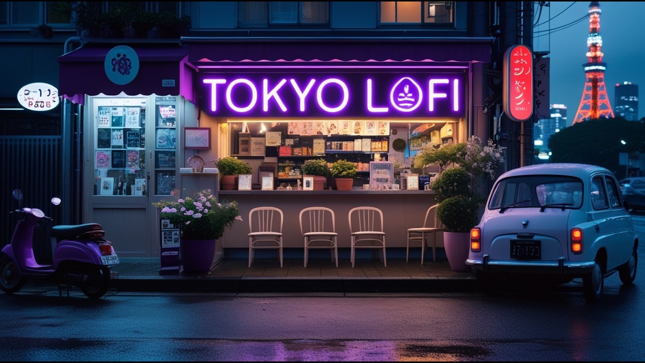 Late Night Study Music 🌙 | 80's Tokyo Lofi Beats for Focus & Calm