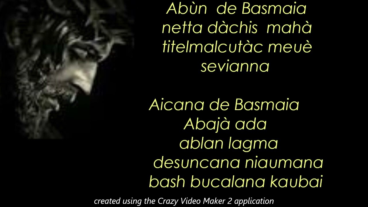 PADRE NUESTRO EN ARAMEO PRONUNCIALO Y CANTALO FACIL