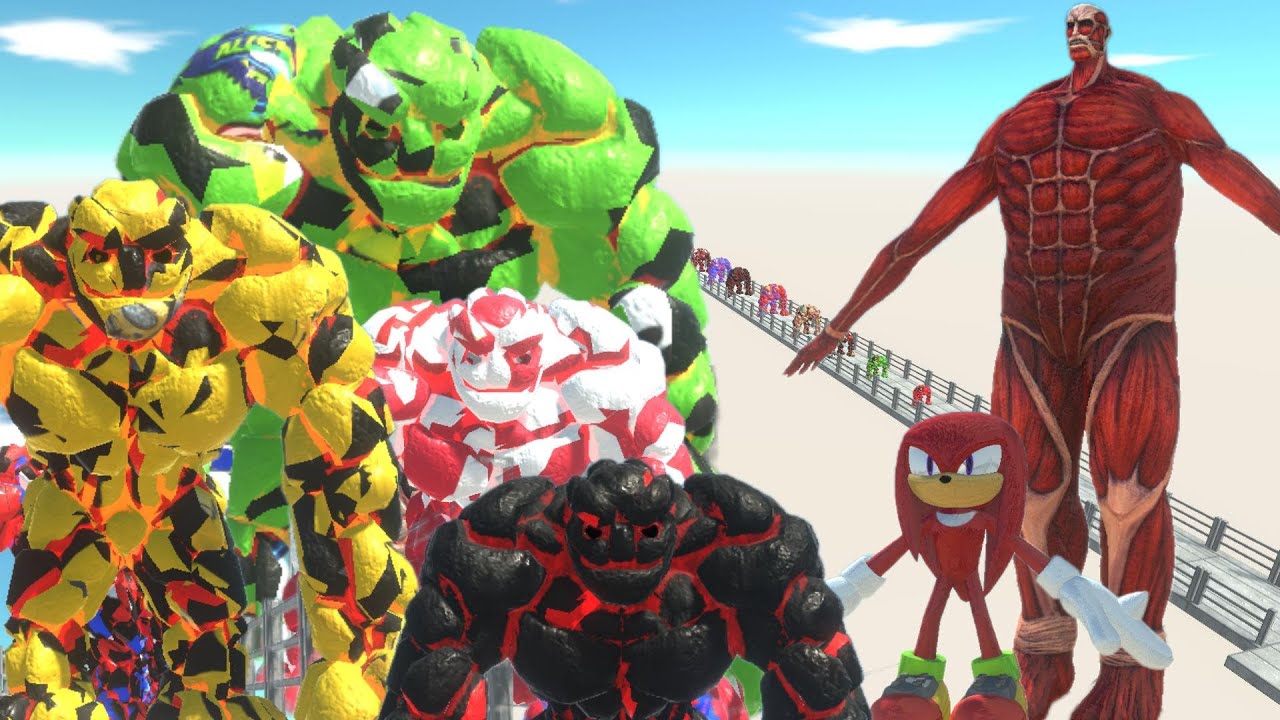 MEGA MONSTERS vs TITAN - Animal Revolt Battle Simulator