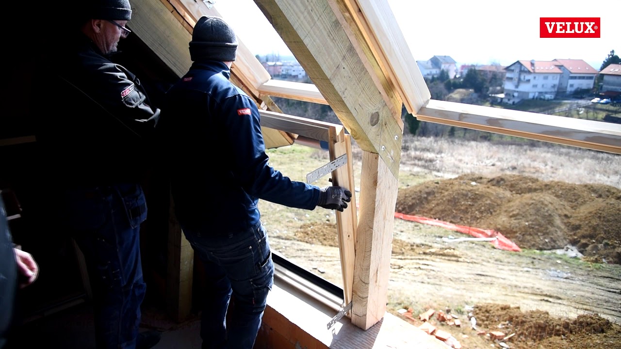 Ugradnja VELUX krovnih prozora na e4 kući