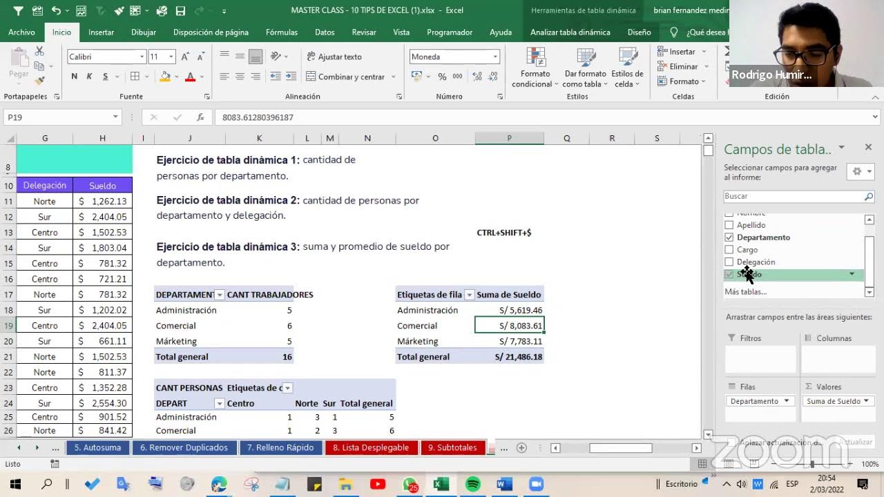 10 TIPS DE EXCEL II