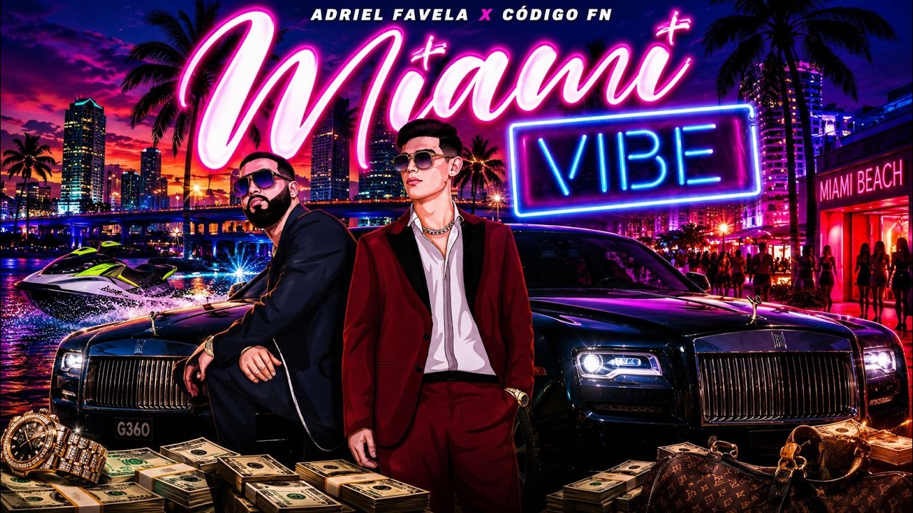 Adriel Favela X Código FN - Miami Vibe (Video Oficial) - Gerencia 360 2019
