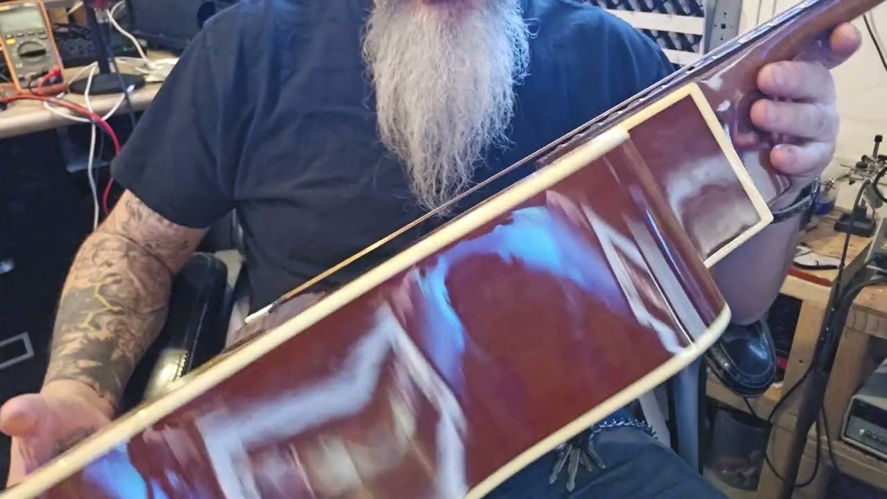 Моя самодельная акустическая электрогитара Radeq-HC в стиле Fender — Fishman Classic IV