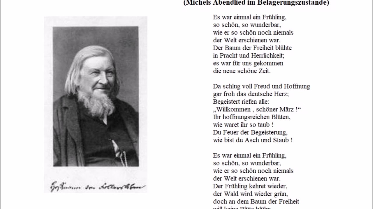 Es war einmal ein Fr&uuml;hling (Worte: Hoffmann von Fallersleben) - Christoph Holzh&ouml;fer
