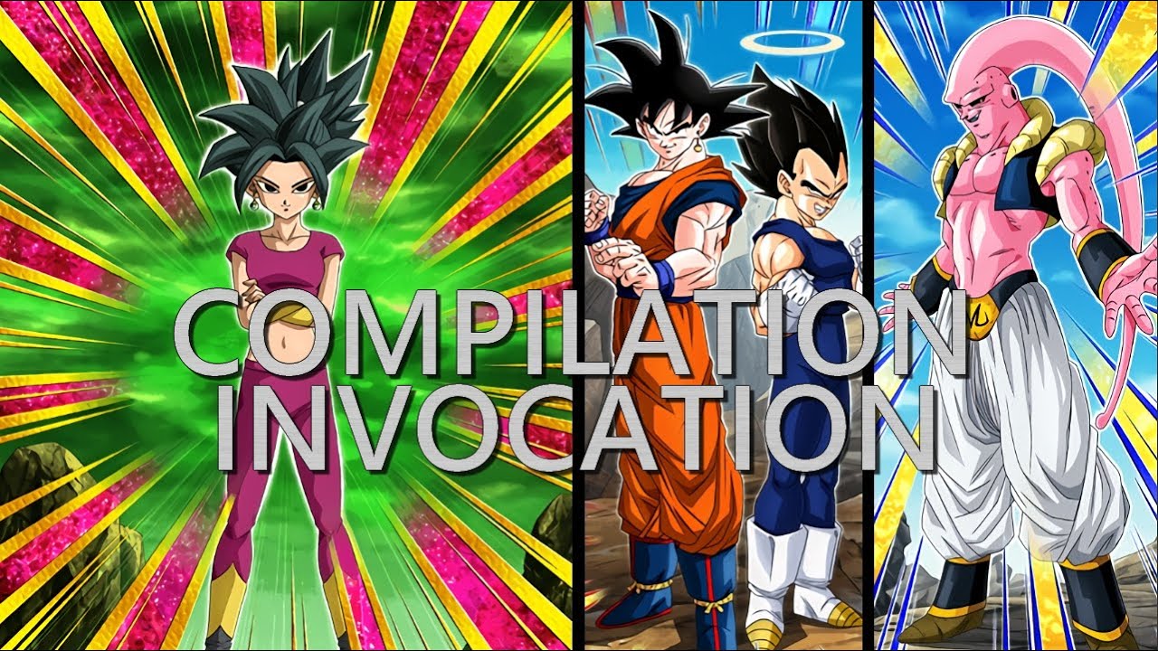 Compilation Invocation Dokkan Battle - Kefla et DDF Vegetto et Buu Gotenks (+Tickets)