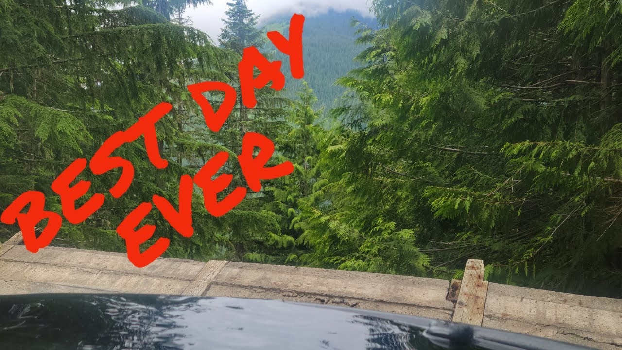 Hiking into Scenic Hot Springs in Washington
