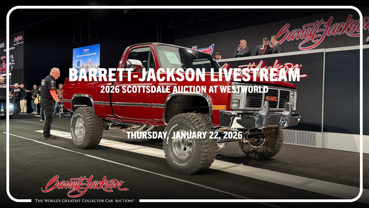 LIVE // THURSDAY 2026 SCOTTSDALE AUCTION LIVESTREAM // THURSDAY, JANUARY 22, 2026