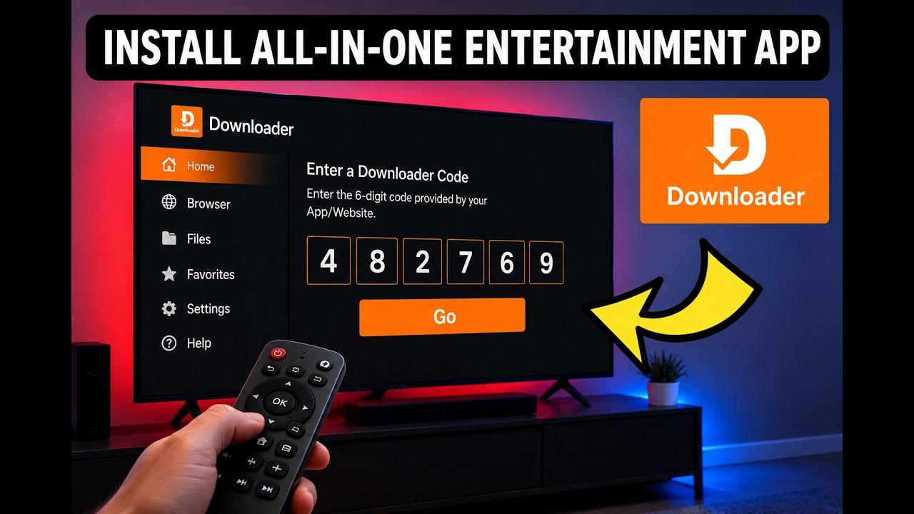 ✅How to Install an All-in-One Entertainment App Using Downloader