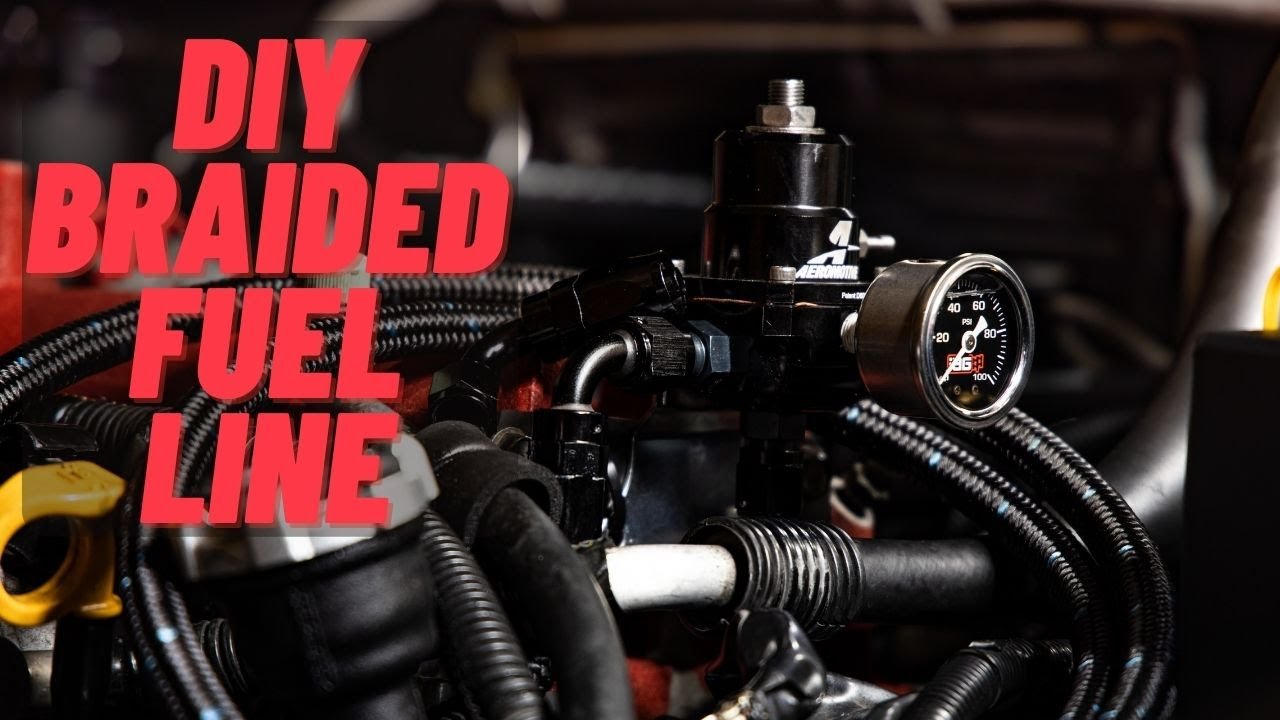 How to Make Braided AN Fuel Line Subaru STI (Aeromotive A1000)