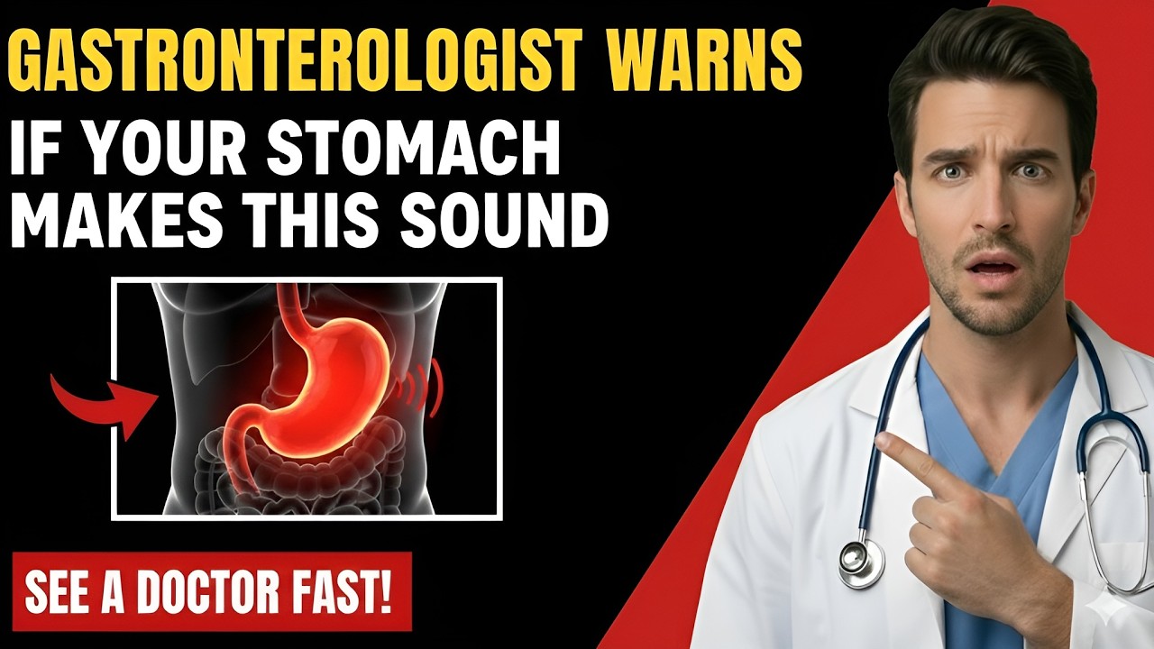 Gastroenterologist: If Your Stomach Makes This Sound After Eating, See a Doctor Fast