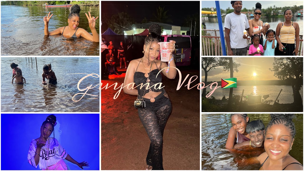 Guyana Vlog🇬🇾| Creek, Family time, ootd….
