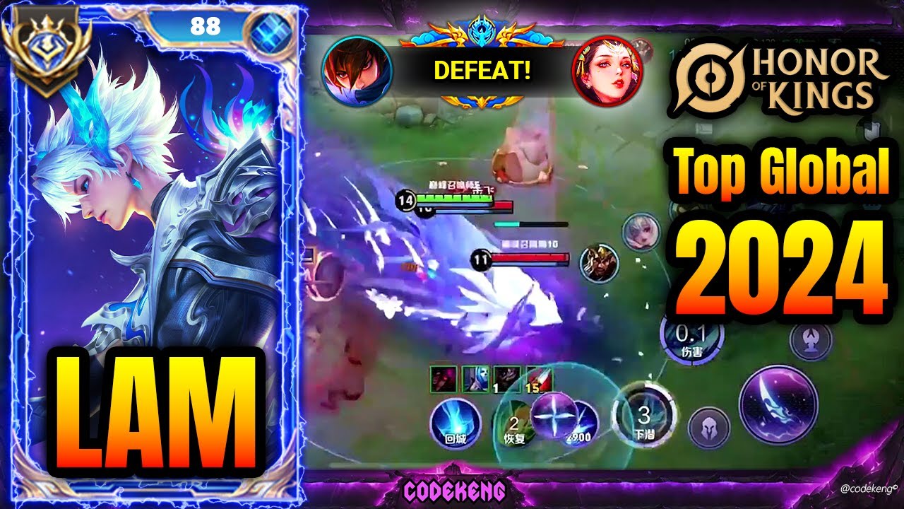 Top Global Gameplay Lam 2024 | Honor of Kings Global 2024
