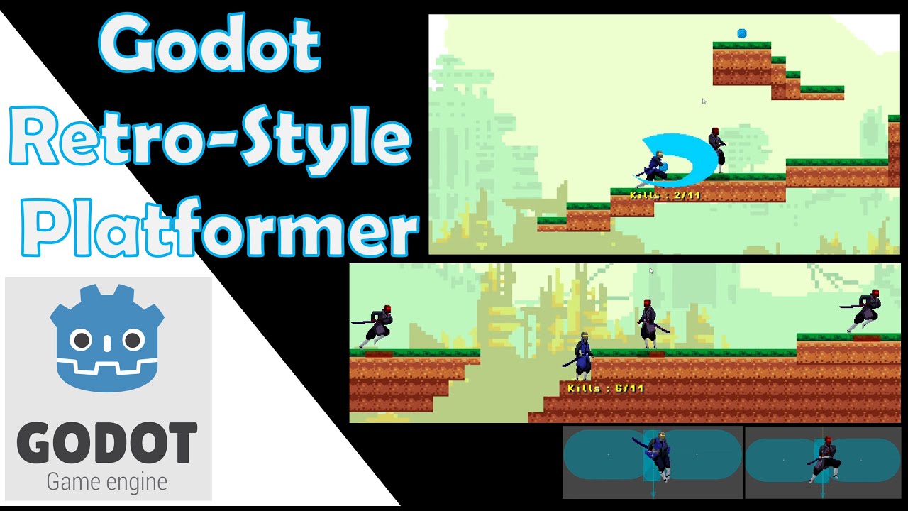 Godot Retro-Style Platformer (Basic Features) - Alpha