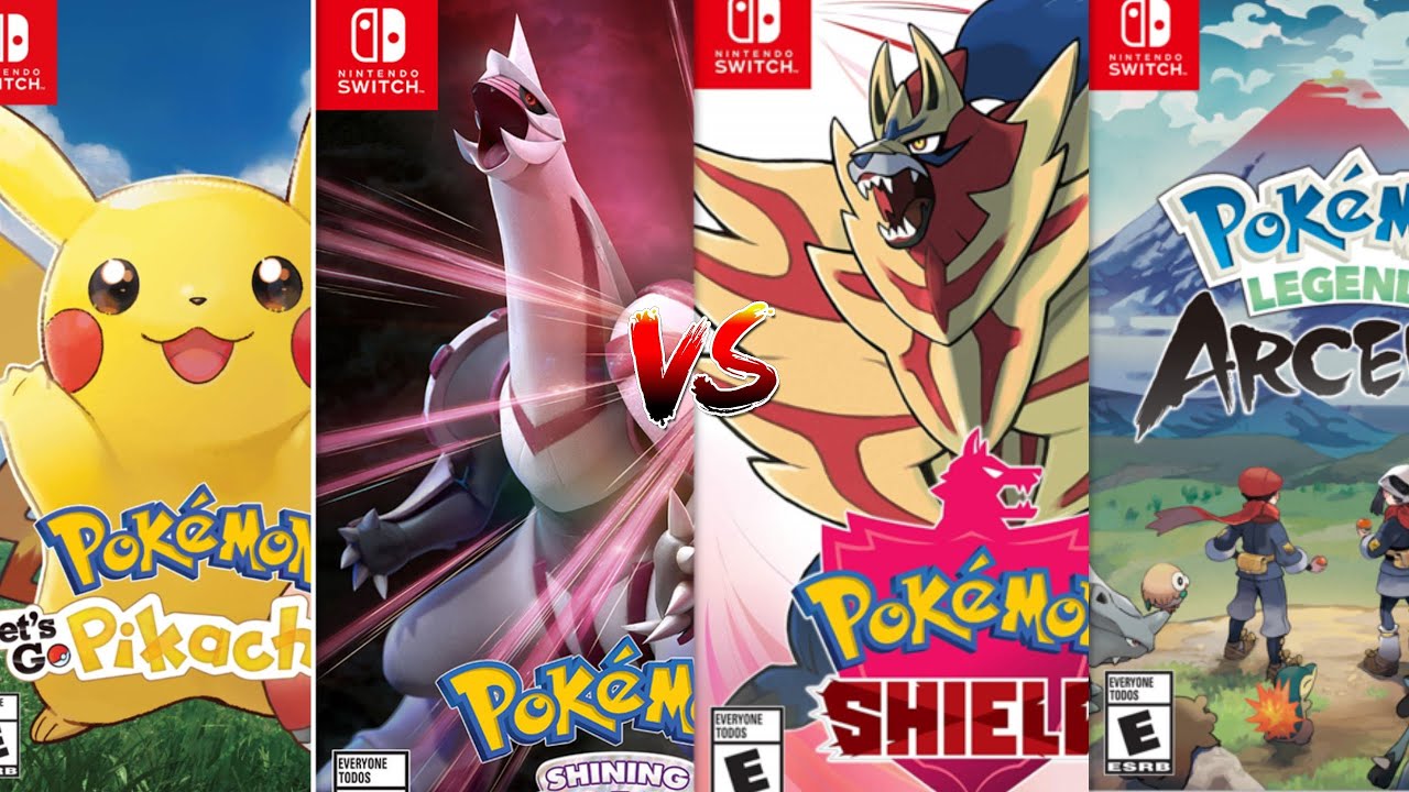 Рейтинг всех 4 игр Pokemon на Switch!
