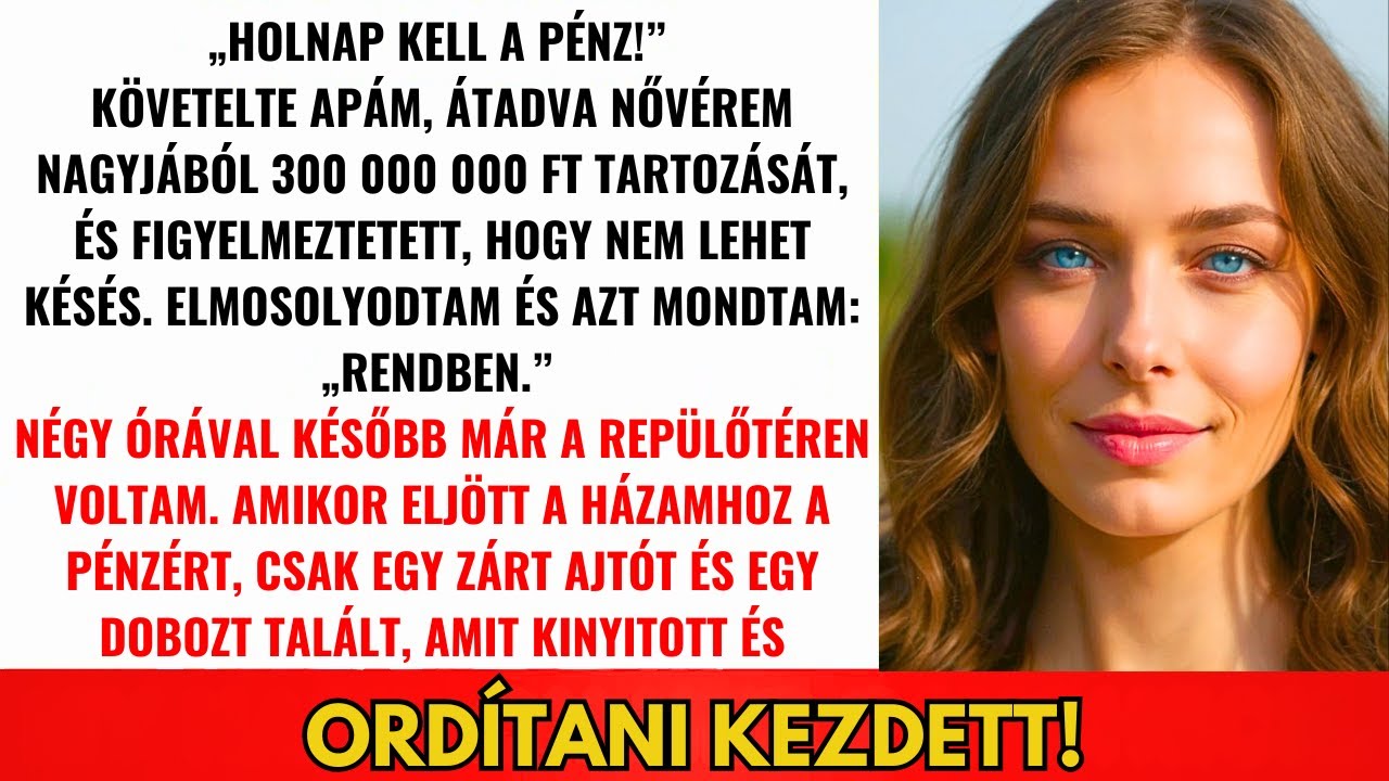 Apám Követelte Hogy Fizessem Ki A Nővérem Adósságát. Ezért Eltűntem Figyelmeztetés Nélkül...