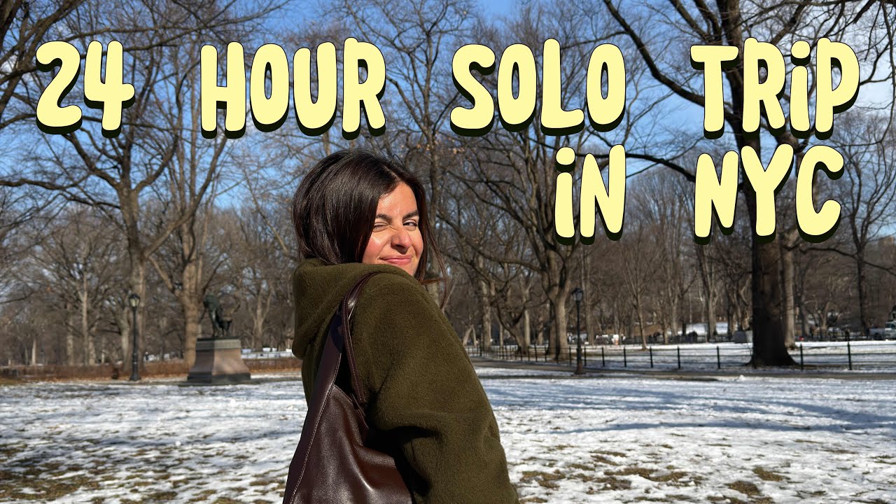 I Gave Myself 24 Hours in NYC | Solo Travel Vlog