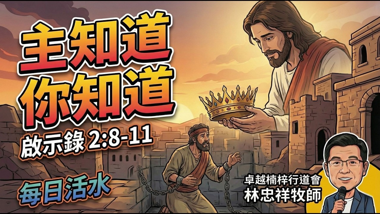 【5分鐘靈魂深呼吸】主知道 你知道｜每日活水｜卓越楠梓行道會