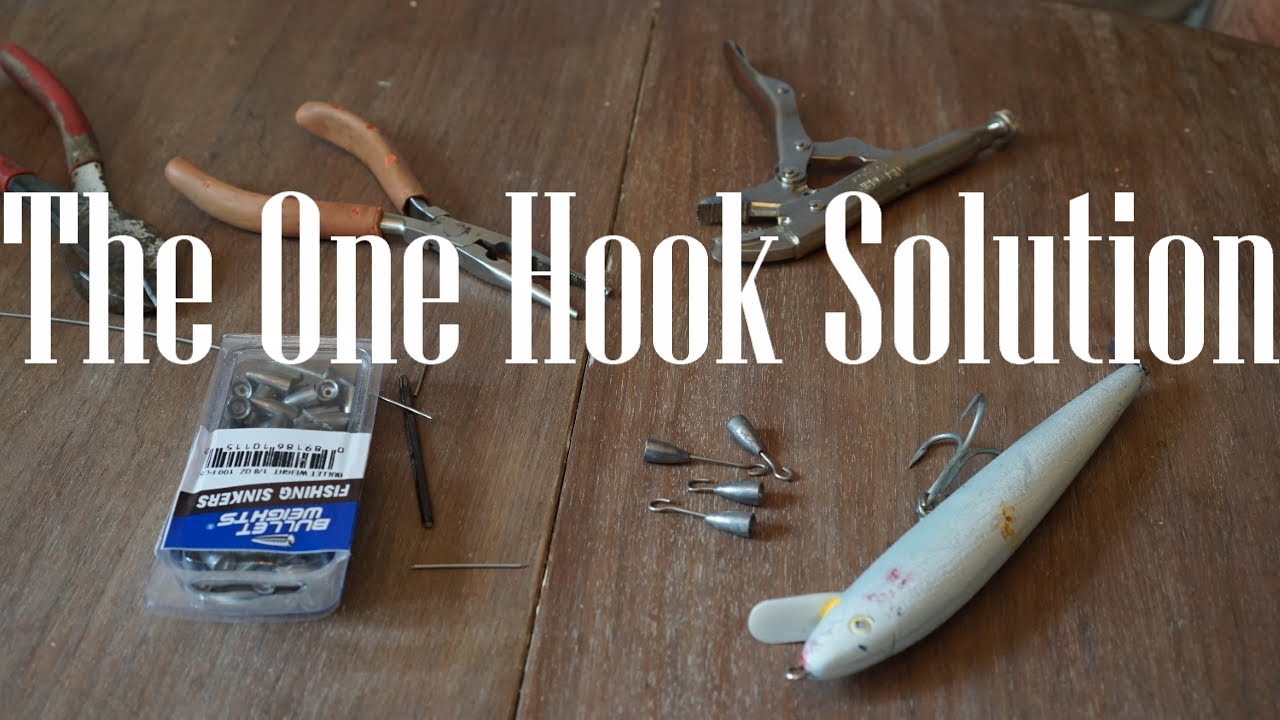 Outflow Fishing Presents: The One Hook Solution. Rigging Saltwater Lures For Use With One Hook