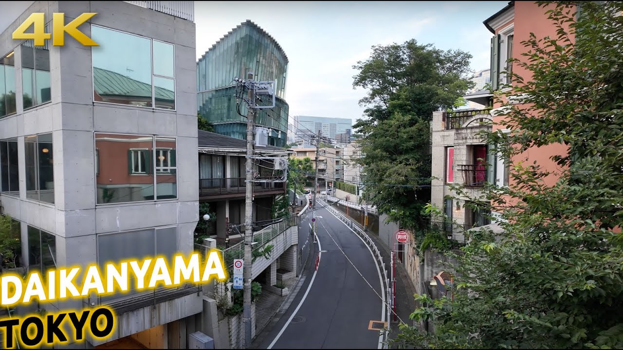 Nice neighborhoods in TOKYO: Daikanyama to Tokyo Roastery Starbucks in Meguro · Japan in 4K